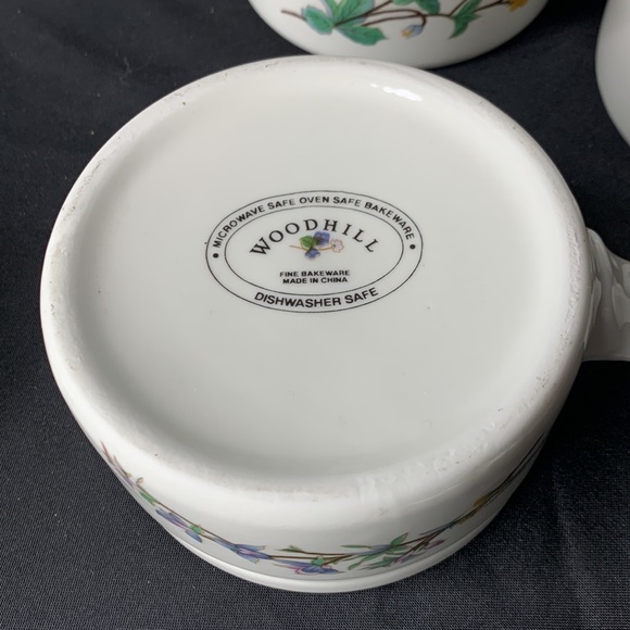 Set of 4 Woodhill ceramic soup crocks with handle - Picture 6 of 6